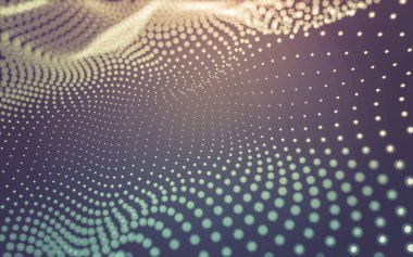 Soyut arka plan. Çokgen şekilli moleküller teknolojisi,