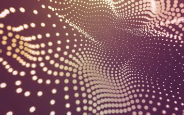 Soyut arka plan. Çokgen şekilli moleküller teknolojisi,