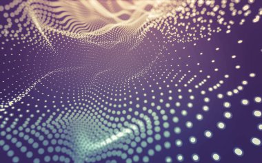 Soyut arka plan. Çokgen şekilli moleküller teknolojisi,