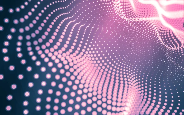 Soyut arka plan. Çokgen şekilli moleküller teknolojisi,