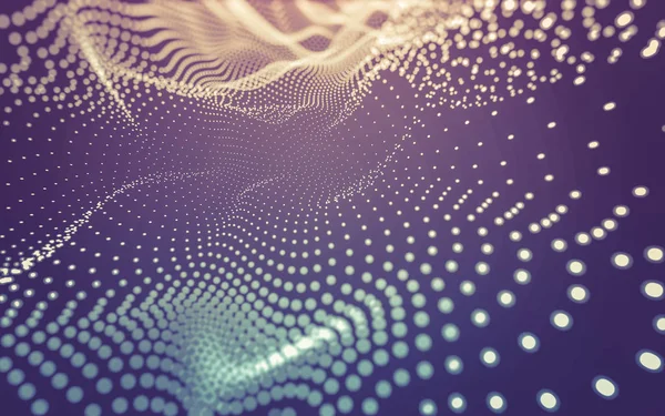 Soyut arka plan. Çokgen şekilli moleküller teknolojisi,