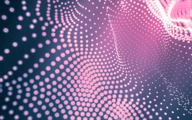 Soyut arka plan. Çokgen şekilli moleküller teknolojisi,