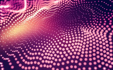 Soyut arka plan. Çokgen şekilli moleküller teknolojisi,