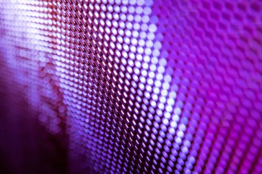 Closeup Led bulanık ekran. Led yumuşak odak arka plan. Soyut 