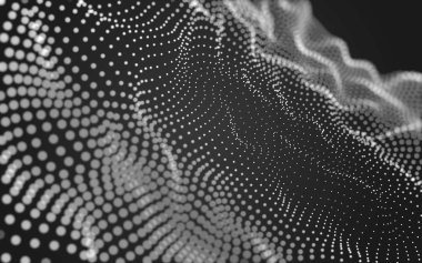 Soyut arka plan. Çokgen şekilli moleküller teknolojisi,