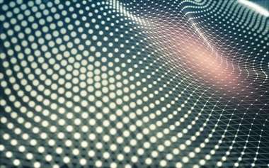 Soyut arka plan. Çokgen şekilli moleküller teknolojisi,