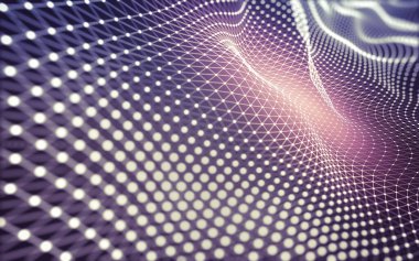 Soyut arka plan. Çokgen şekilli moleküller teknolojisi,