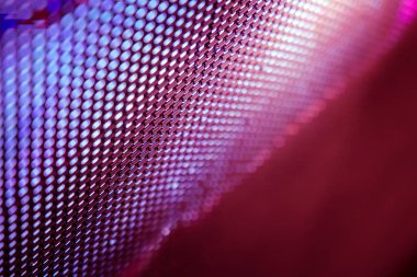 Closeup Led bulanık ekran. Led yumuşak odak arka plan. Soyut 