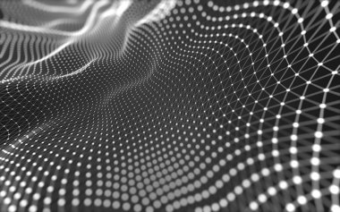 Soyut arka plan. Çokgen şekilli moleküller teknolojisi,