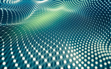 Soyut arka plan. Çokgen şekilli moleküller teknolojisi,