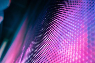 Closeup Led bulanık ekran. Led yumuşak odak arka plan. Soyut 