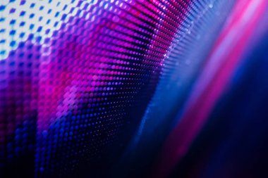 Closeup Led bulanık ekran. Led yumuşak odak arka plan. Soyut 