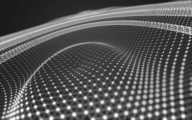 Soyut arka plan. Çokgen şekilli moleküller teknolojisi,