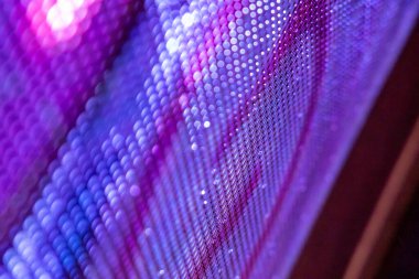 Closeup Led bulanık ekran. Led yumuşak odak arka plan. Soyut 