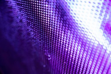 Closeup Led bulanık ekran. Led yumuşak odak arka plan. Soyut 