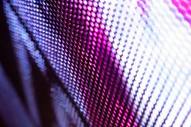 Closeup Led bulanık ekran. Led yumuşak odak arka plan. Soyut 