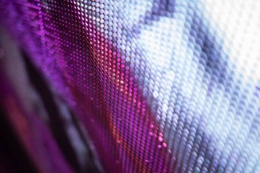 Closeup Led bulanık ekran. Led yumuşak odak arka plan. Soyut 