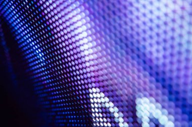 Closeup Led bulanık ekran. Led yumuşak odak arka plan. Soyut 