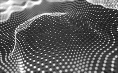 Soyut arka plan. Çokgen şekilli moleküller teknolojisi,