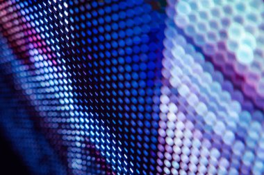 Closeup Led bulanık ekran. Led yumuşak odak arka plan. Soyut 