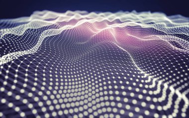 Soyut arka plan. Çokgen şekilli moleküller teknolojisi,