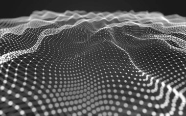 Soyut arka plan. Çokgen şekilli moleküller teknolojisi,