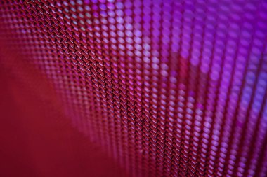 Yakın plan LED bulanık ekran. LED yumuşak odak arkaplanı. Tasarım için soyut arkaplan ideali.