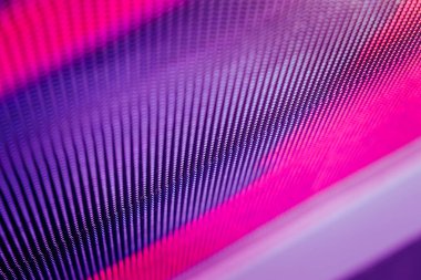 Yakın plan LED bulanık ekran. LED yumuşak odak arkaplanı. Tasarım için soyut arkaplan ideali.