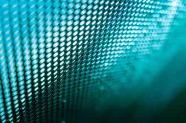 Yakın plan LED bulanık ekran. LED yumuşak odak arkaplanı. Tasarım için soyut arkaplan ideali.