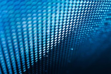 Yakın plan LED bulanık ekran. LED yumuşak odak arkaplanı. Tasarım için soyut arkaplan ideali.