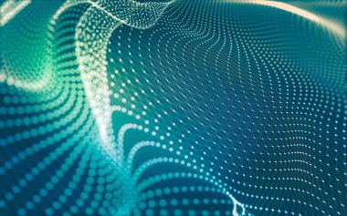 Soyut arkaplan. Çokgen şekilli molekül teknolojisi, noktaları ve çizgileri birleştiriyor. Bağlantı yapısı. Büyük veri görselleştirmesi.