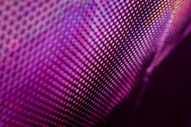 Yakın plan LED bulanık ekran. LED yumuşak odak arkaplanı. Tasarım için soyut arkaplan ideali.