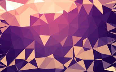 Soyut düşük poli arkaplan, geometri üçgeni, mozaik pastel renk arkaplanı