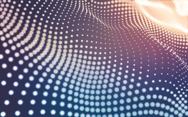 Soyut arkaplan. Çokgen şekilli molekül teknolojisi, noktaları ve çizgileri birleştiriyor. Bağlantı yapısı. Büyük veri görselleştirmesi.