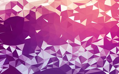 Soyut düşük poli arkaplan, geometri üçgeni, mozaik pastel renk arkaplanı