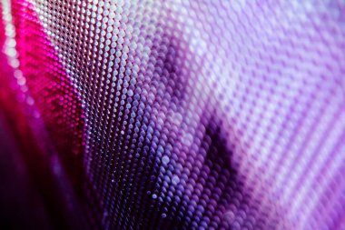 Yakın plan LED bulanık ekran. LED yumuşak odak arkaplanı. Tasarım için soyut arkaplan ideali.