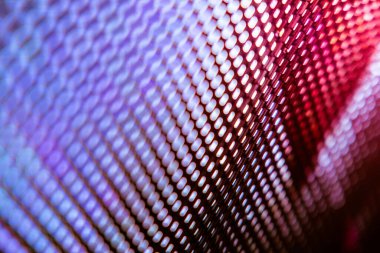 Yakın plan LED bulanık ekran. LED yumuşak odak arkaplanı. Tasarım için soyut arkaplan ideali.