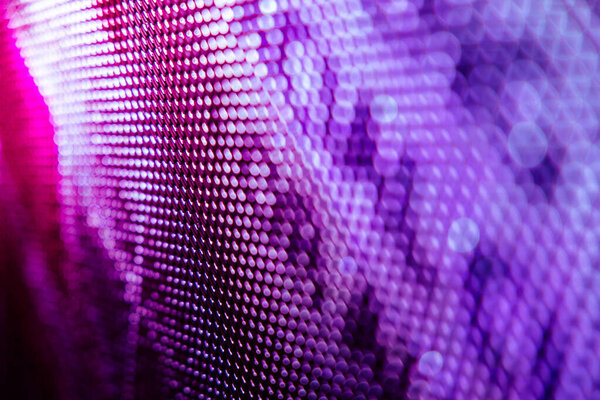 CloseUp LED blurred screen. LED soft focus background. abstract background ideal for design.