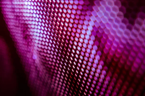 Yakın plan LED bulanık ekran. LED yumuşak odak arkaplanı. Tasarım için soyut arkaplan ideali.