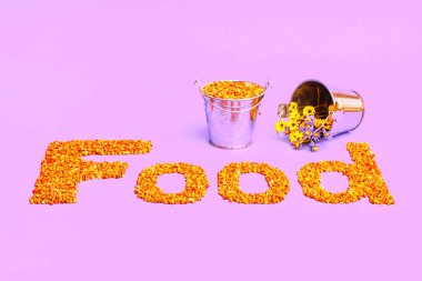 karabuğday kova, çiçek ve kelime gıda