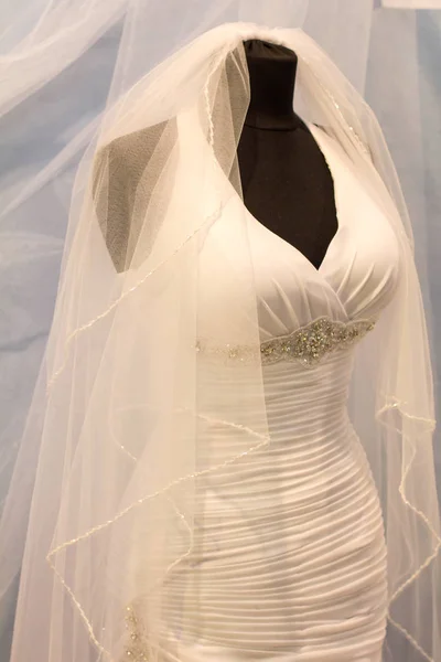 wedding dress corset white gown, the bride mannequin
