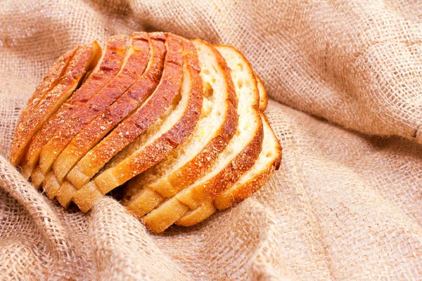 Jute Gesneden Sneetjes Brood Jute — Stockfoto