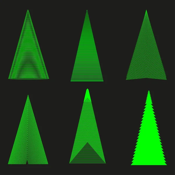 Символ праздника новогодней елки — стоковый вектор