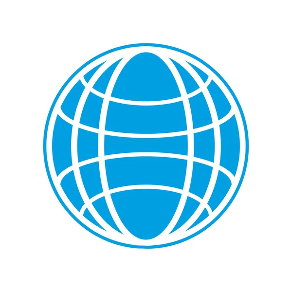 Ikona Wektor Wzór Globu Ziemi — Wektor stockowy