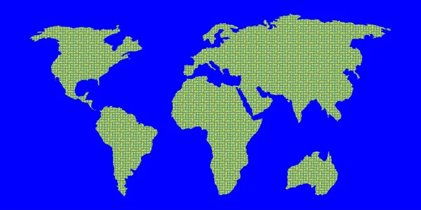 Harita Dünya Altyapı Microtexture — Stok Vektör