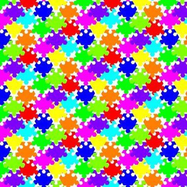 bir bulmacanın desen parlak mozaik parçaları