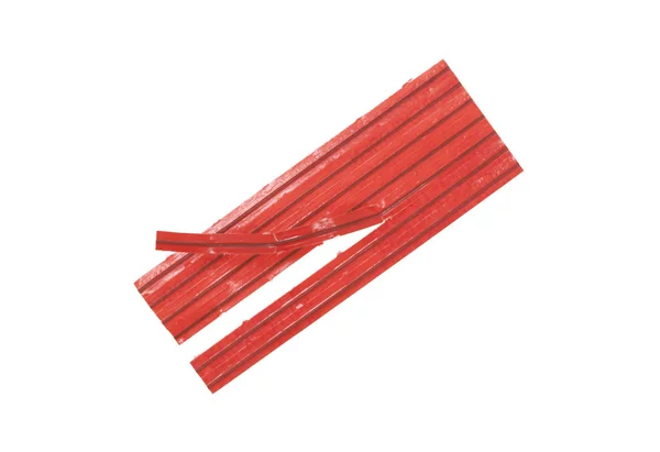 Red Twist-Ties — Stock Photo, Image