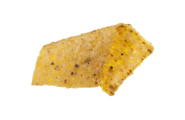 Nacho Chip, geïsoleerd — Stockfoto