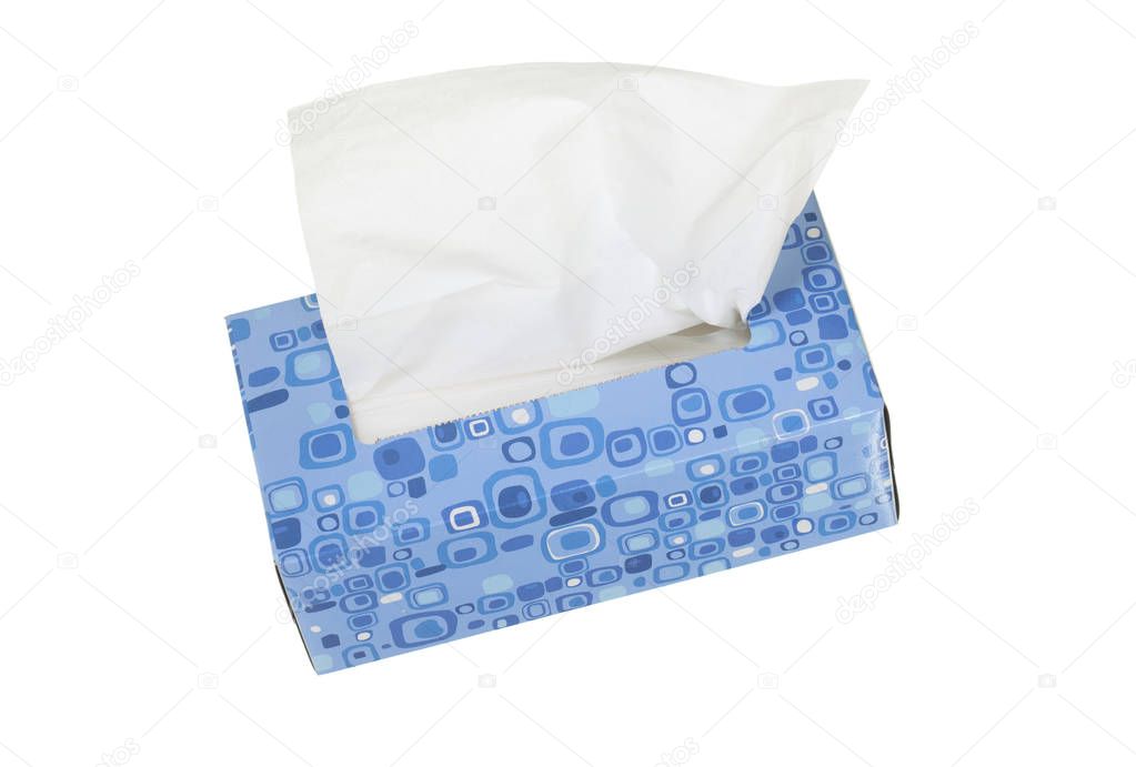 Box with Facial Tissues