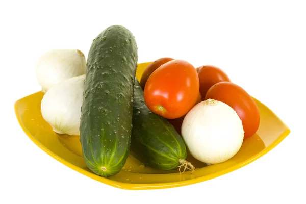 Légumes dans l'assiette — Photo